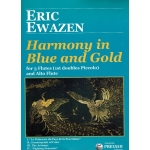 Image links to product page for Harmony in Blue and Gold for  Three Flutes and Alto Flute